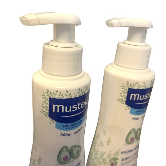 Mustela Hydra Bebe Baby Body Lotion 10.14 US FL - 2 PACK w/ Avocado EXP 6/27 - Picture 2 of 5